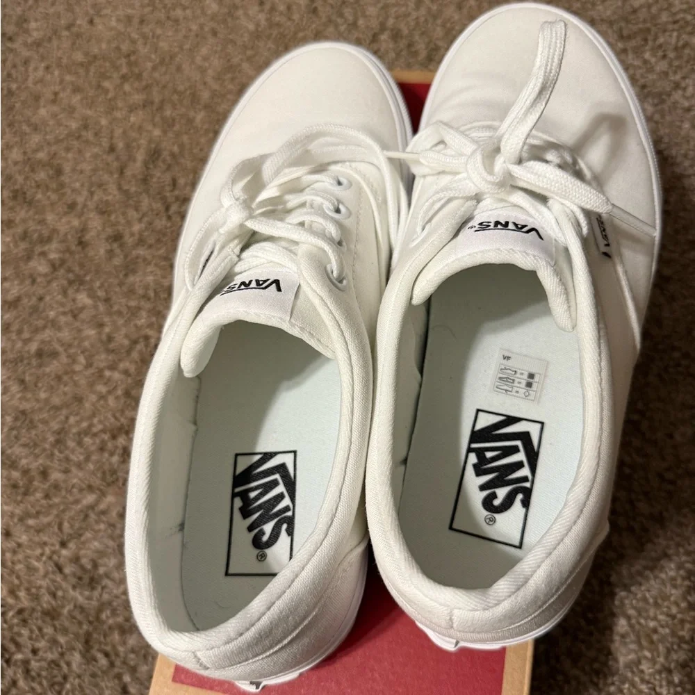 Brand new white Vans - Size 9 1/2 - Picture 5 of 9